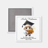 🎓Chibi Blossom Abschlussfeier Magnet (Vorderseite/Rückseite)