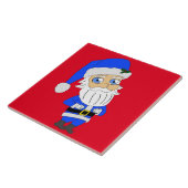 Chibi Blue Anzug Santa Fliese (Seite)