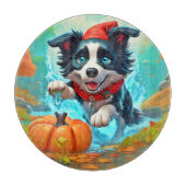 Chibi Border Ninja Dog: Epische Kunst Schneidebrett (Vorderseite)