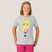Chibi "böse" Mädchen T-Shirt (Vorne ganz)