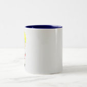 Chibi "böse" Mädchen Zweifarbige Tasse (Mittel)