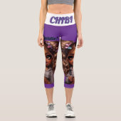 CHIBI Bösewicht Capri Leggings (Vorderseite)