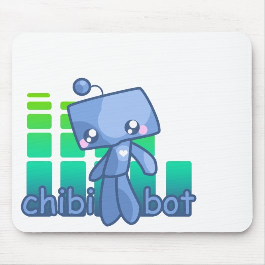 Chibi Bot-Maus Mousepad (Vorne)