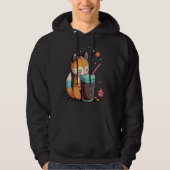 Chibi Bubble Tea Fox Boba Tea Hoodie (Vorderseite)
