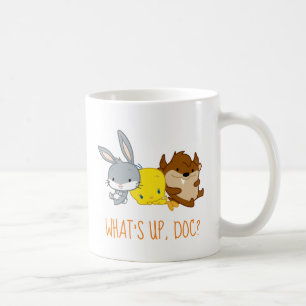 Chibi BUGS BUNNY™, TWEETY™ & TAZ™ Kaffeetasse