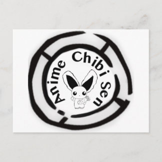 Chibi Bunny Postkarte