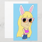 Chibi Bunnygirl (Vorne/Hinten)