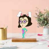 Chibi Bunnygirl Acrylschild (Hochzeit)