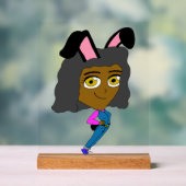Chibi Bunnygirl Acrylschild (Neutral)