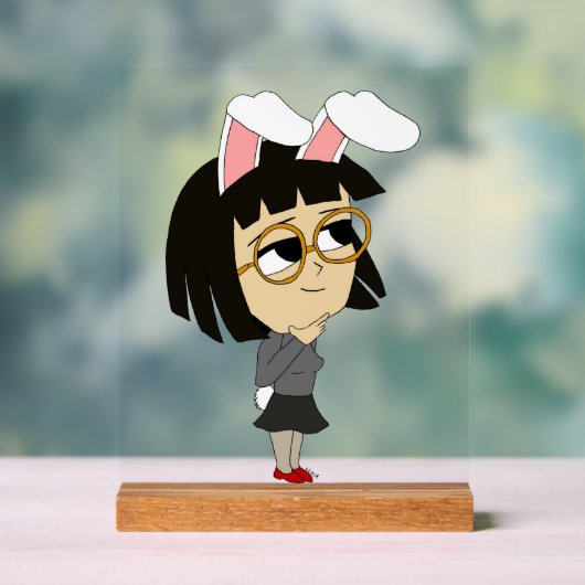 Chibi Bunnygirl Acrylschild (Neutral)