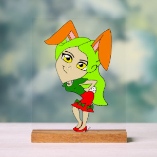 Chibi Bunnygirl Acrylschild