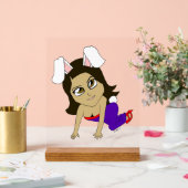 Chibi Bunnygirl Acrylschild (Hochzeit)
