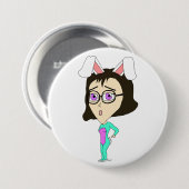 Chibi Bunnygirl Button (Vorne & Hinten)