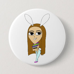 Chibi Bunnygirl Button