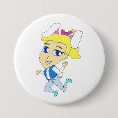Chibi Bunnygirl Button (Vorderseite)