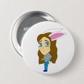 Chibi Bunnygirl Button (Vorne & Hinten)