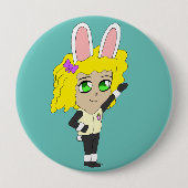 Chibi Bunnygirl Button (Vorderseite)