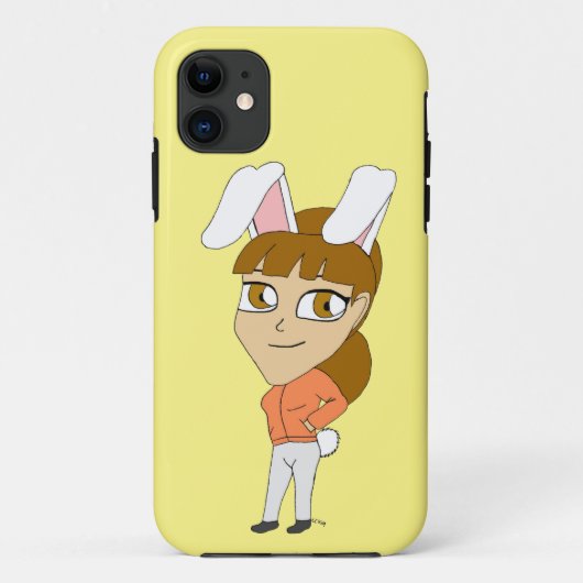 Chibi Bunnygirl Case-Mate iPhone Hülle (Rückseite)