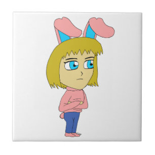 Chibi Bunnygirl Fliese