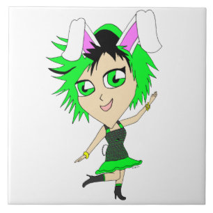 Chibi Bunnygirl Fliese