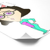 Chibi Bunnygirl Fotodruck (Ecke)