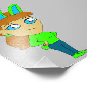 Chibi Bunnygirl Fotodruck (Ecke)