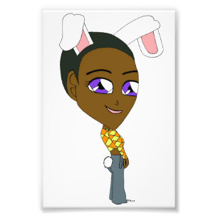 Chibi Bunnygirl Fotodruck