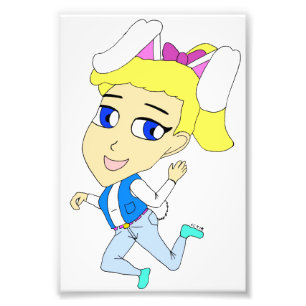 Chibi Bunnygirl Fotodruck