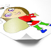 Chibi Bunnygirl Fotodruck (Ecke)