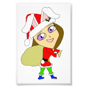 Chibi Bunnygirl Fotodruck