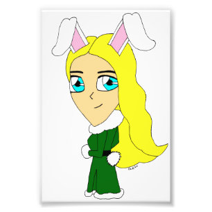 Chibi Bunnygirl Fotodruck