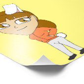 Chibi Bunnygirl Fotodruck (Ecke)