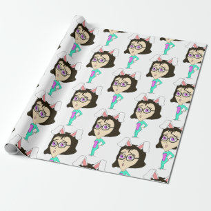 Chibi Bunnygirl Geschenkpapier
