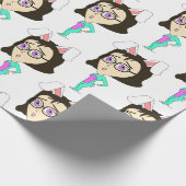 Chibi Bunnygirl Geschenkpapier (Ecke)