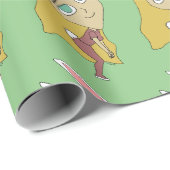 Chibi Bunnygirl Geschenkpapier (Rolleneckpunkt)