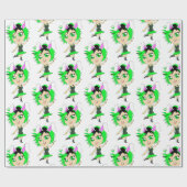 Chibi Bunnygirl Geschenkpapier (Flach)