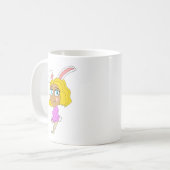 Chibi Bunnygirl Kaffeetasse (Vorderseite Links)