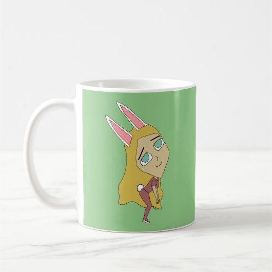 Chibi Bunnygirl Kaffeetasse (Links)