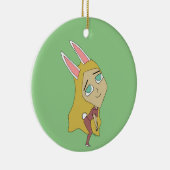 Chibi Bunnygirl Keramik Ornament (Rechts)