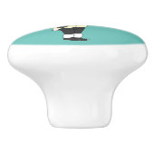 Chibi Bunnygirl Keramikknauf (Seitenansicht)