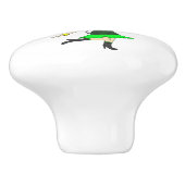 Chibi Bunnygirl Keramikknauf (Seitenansicht)