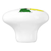 Chibi Bunnygirl Keramikknauf (Seitenansicht)