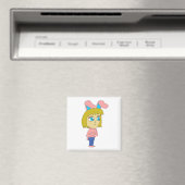 Chibi Bunnygirl Magnet (In Situ (Geschirrspüler))