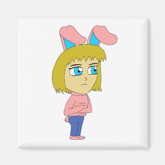 Chibi Bunnygirl Magnet (Vorne)