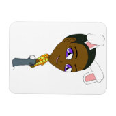 Chibi Bunnygirl Magnet (Horizontal)