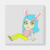 Chibi Bunnygirl Magnet (Vorne)