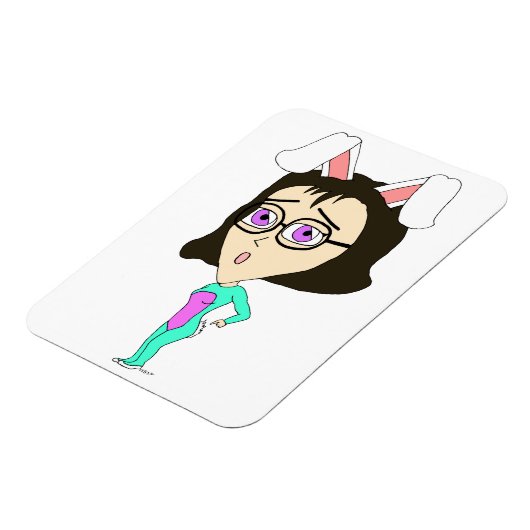Chibi Bunnygirl Magnet (Linke Seite)
