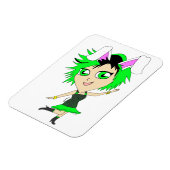 Chibi Bunnygirl Magnet (Linke Seite)