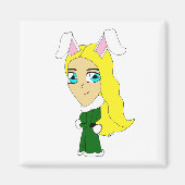Chibi Bunnygirl Magnet (Vorne)