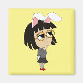 Chibi Bunnygirl Magnet (Vorne)